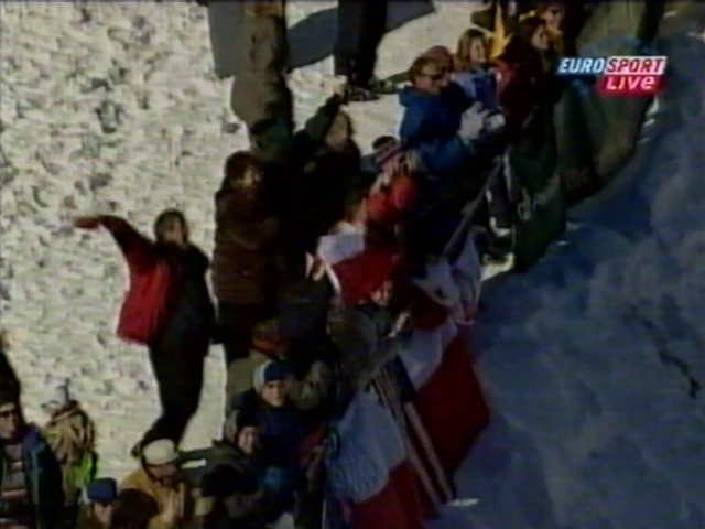 Polscy kibice w Park City (Eurosport) Polscy kibice w Park City (Eurosport)